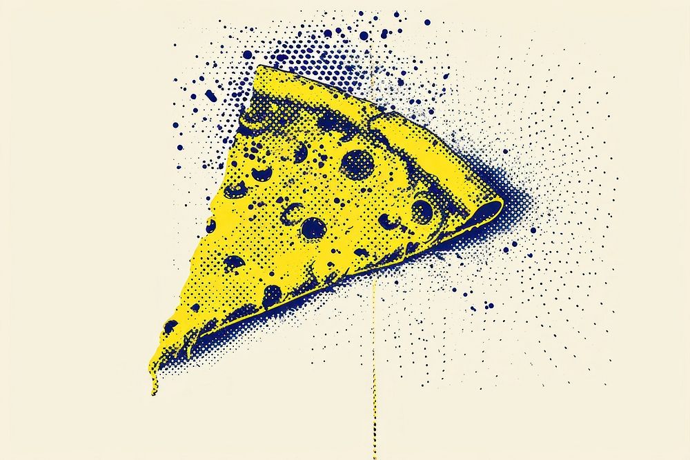 Pizza cushion circle yellow.