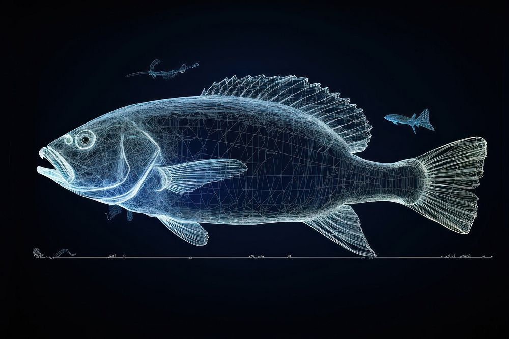 Fish fish diagram animal.