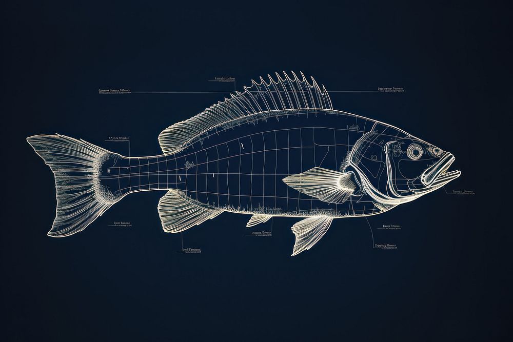 Fish fish diagram animal.