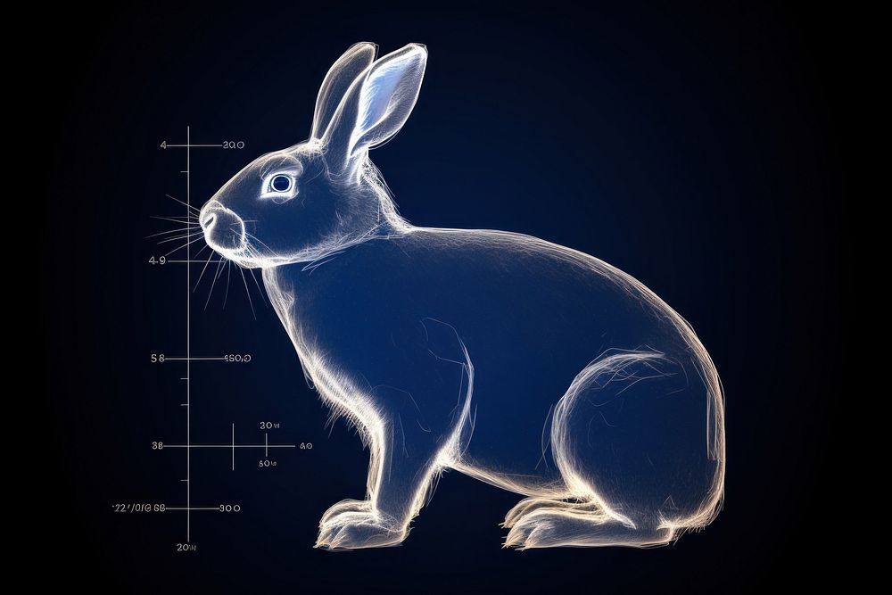 Rabbit diagram animal mammal. | Premium Photo Illustration - rawpixel