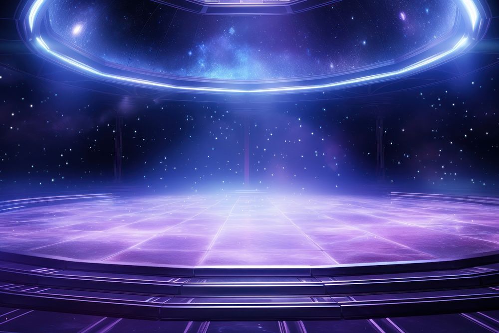 Galaxy light stage galaxy. AI generated Image by rawpixel.