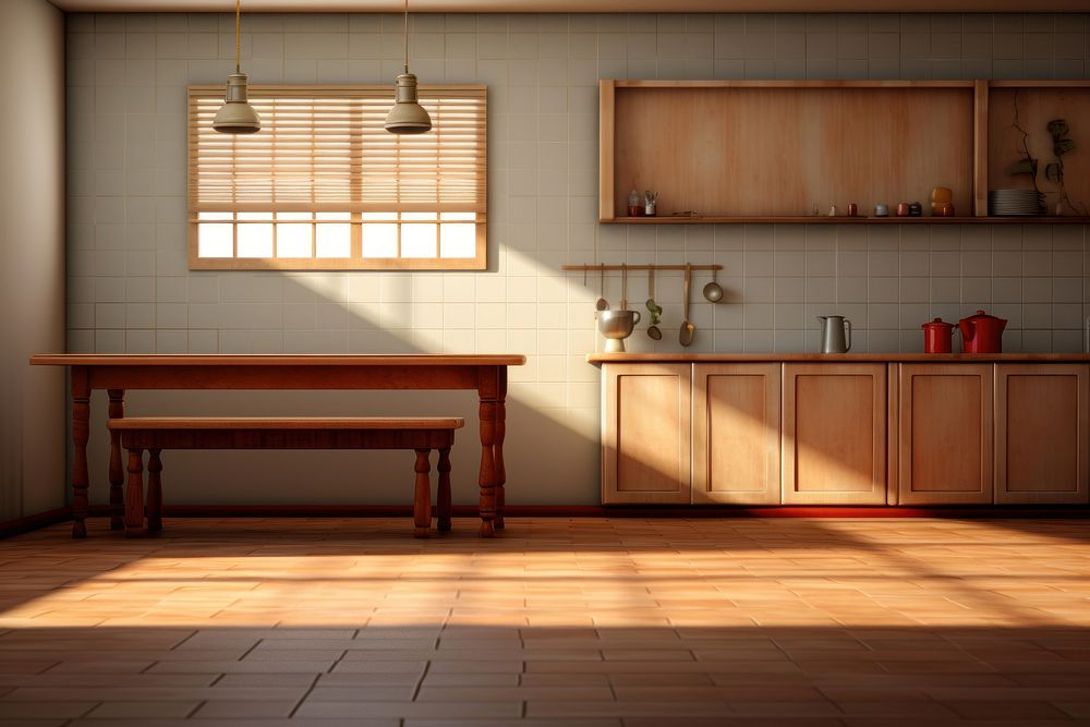 Kitchen kitchen floor furniture. AI generated Image by rawpixel.