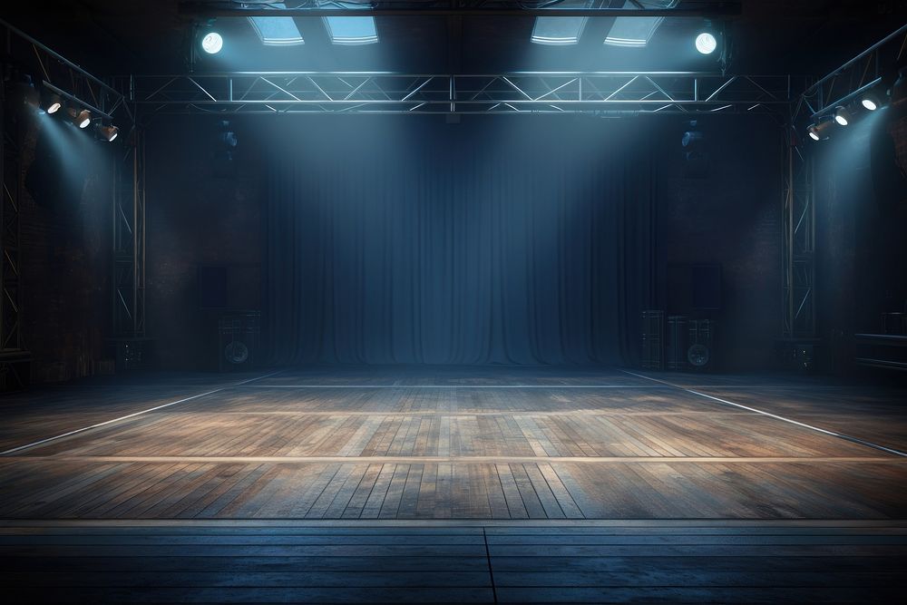 Studio stage lighting floor