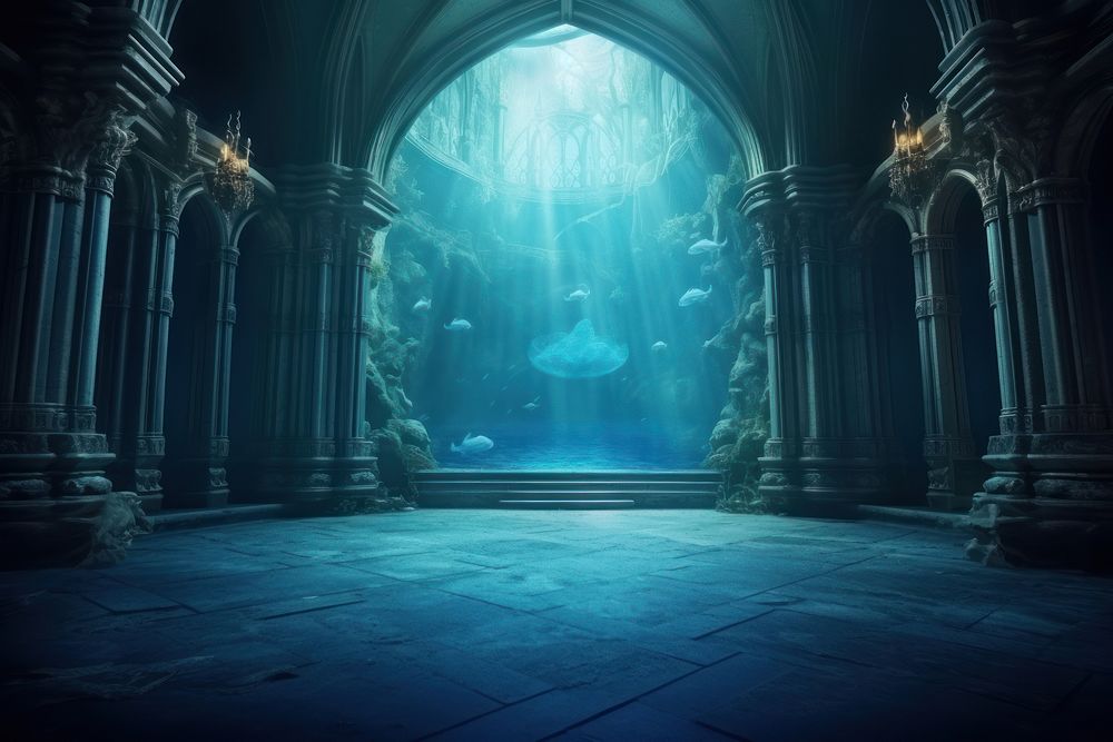 Underwater underwater nature light