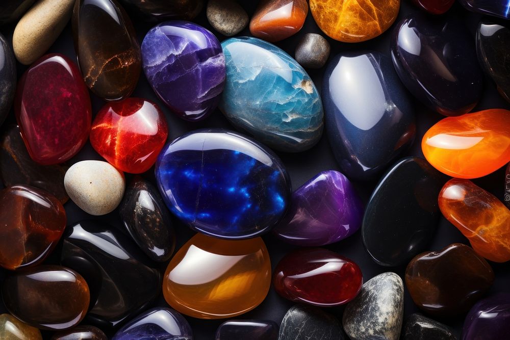 Gemstones backgrounds jewelry pebble. AI generated Image by rawpixel.