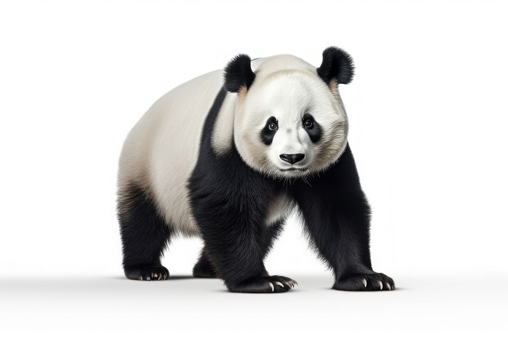 Panda wildlife animal mammal. AI generated Image by rawpixel.