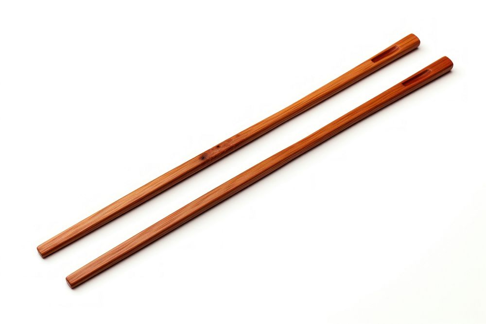 Chopsticks wood white background simplicity. AI generated Image by rawpixel.