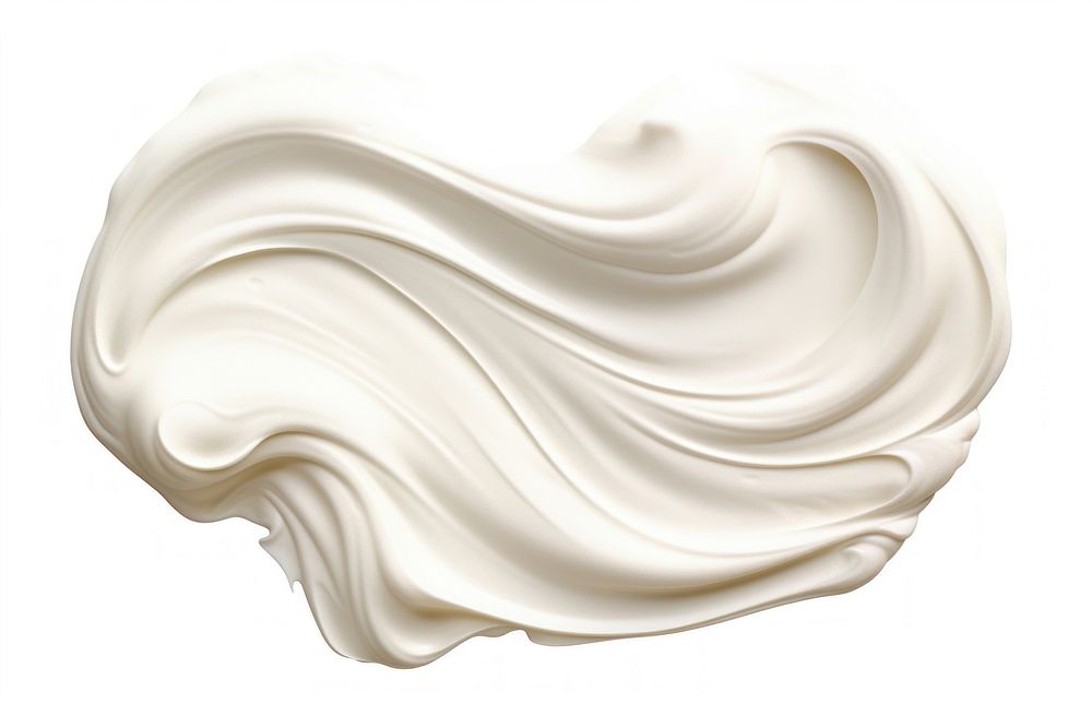 Smeared cream backgrounds white white background. AI generated Image by rawpixel.