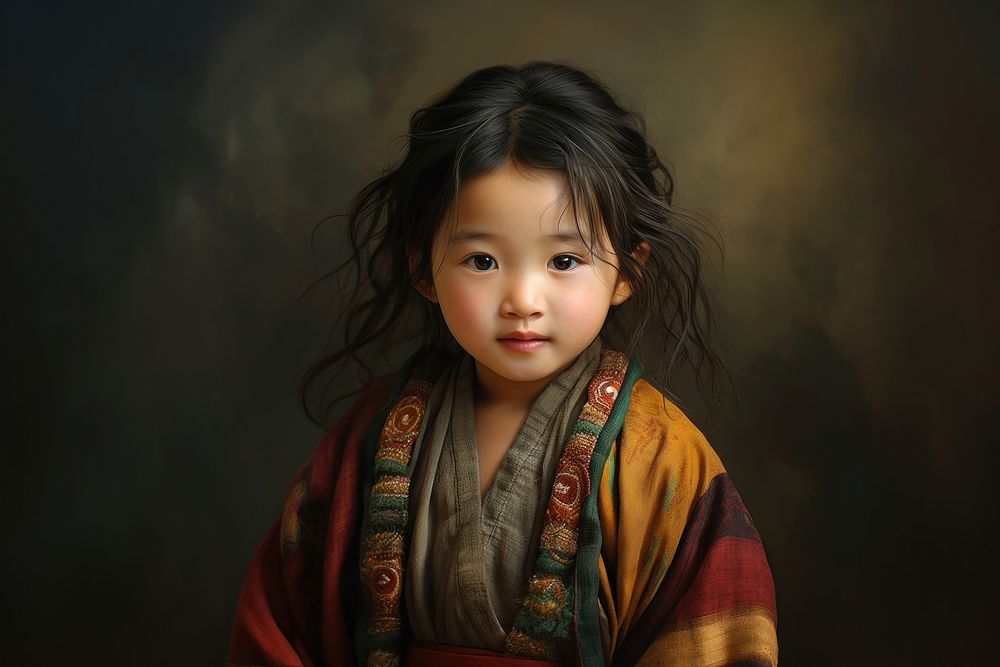 Asian child portrait photo photography.