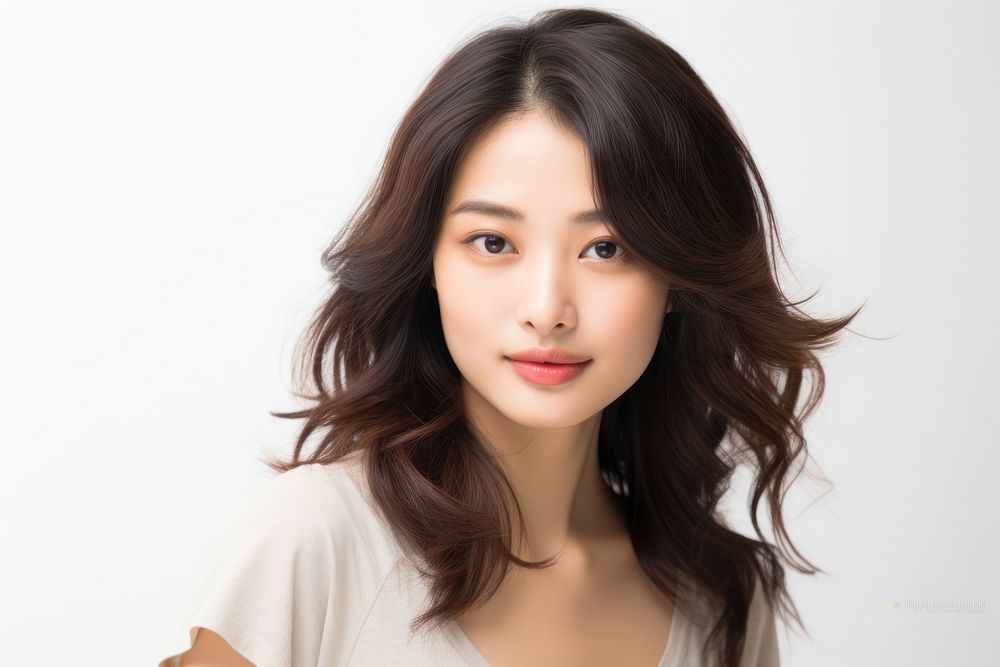 Handsome japanese woman portrait adult photo. AI generated Image by rawpixel.