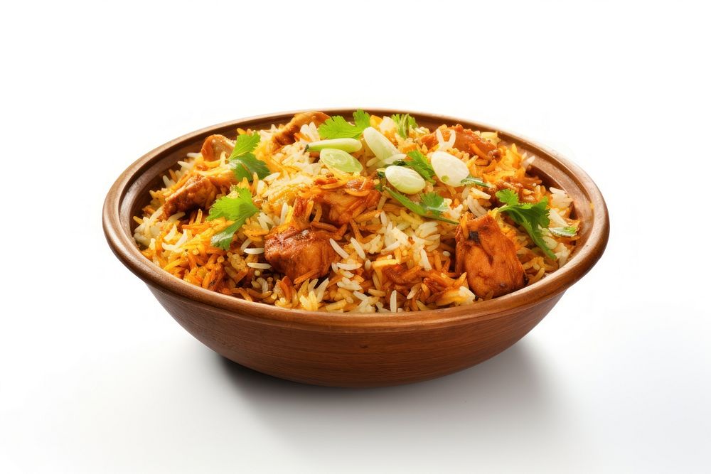 Indian biryani food meal rice.