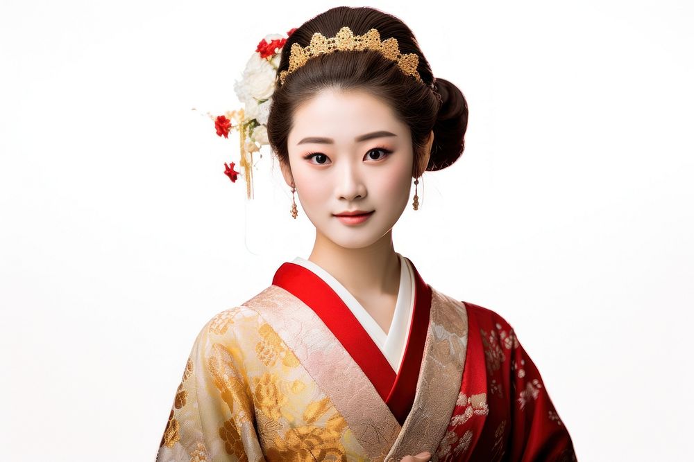 Japanese woman tradition fashion wedding. AI generated Image by rawpixel.