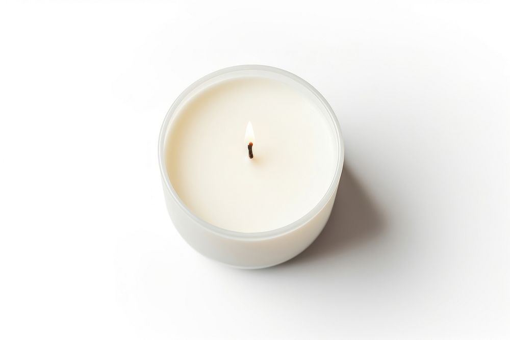 Candle white background simplicity rectangle.