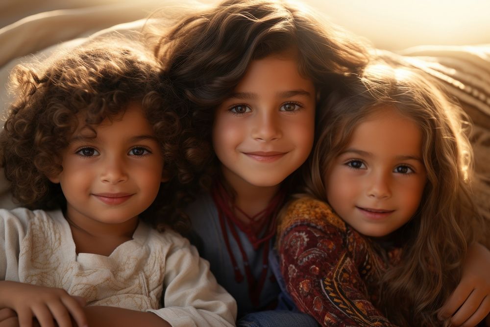 Middle eastern people portrait child photo.