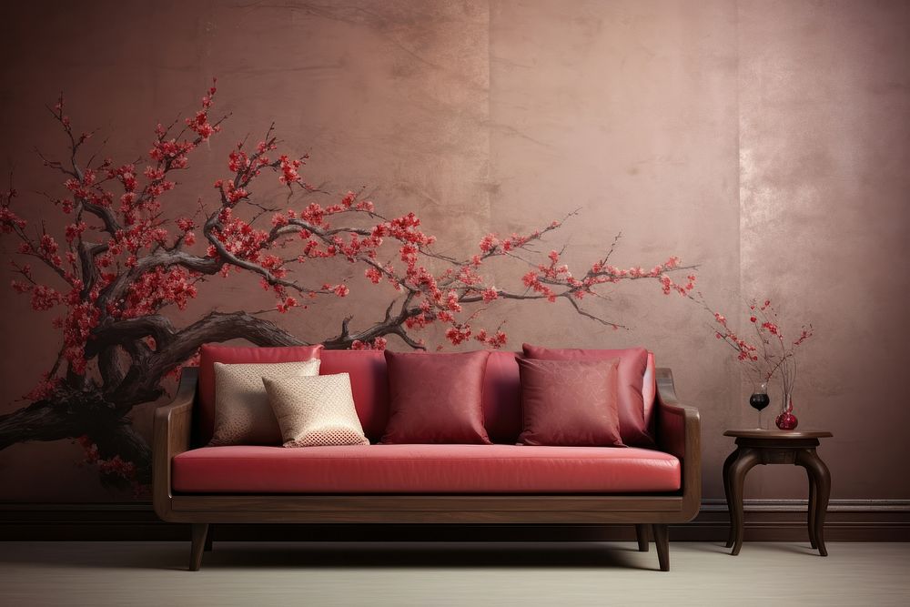 Sofa chinese Style architecture furniture cushion.
