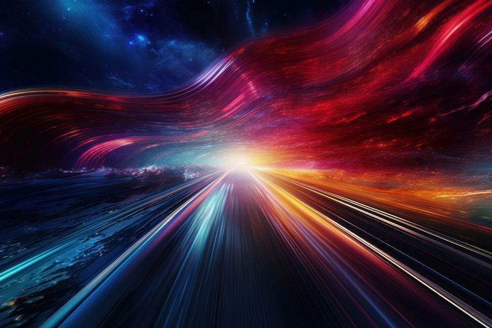  Galaxy light galaxy speed. AI generated Image by rawpixel.