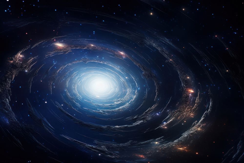  Galaxy space astronomy universe. AI generated Image by rawpixel.
