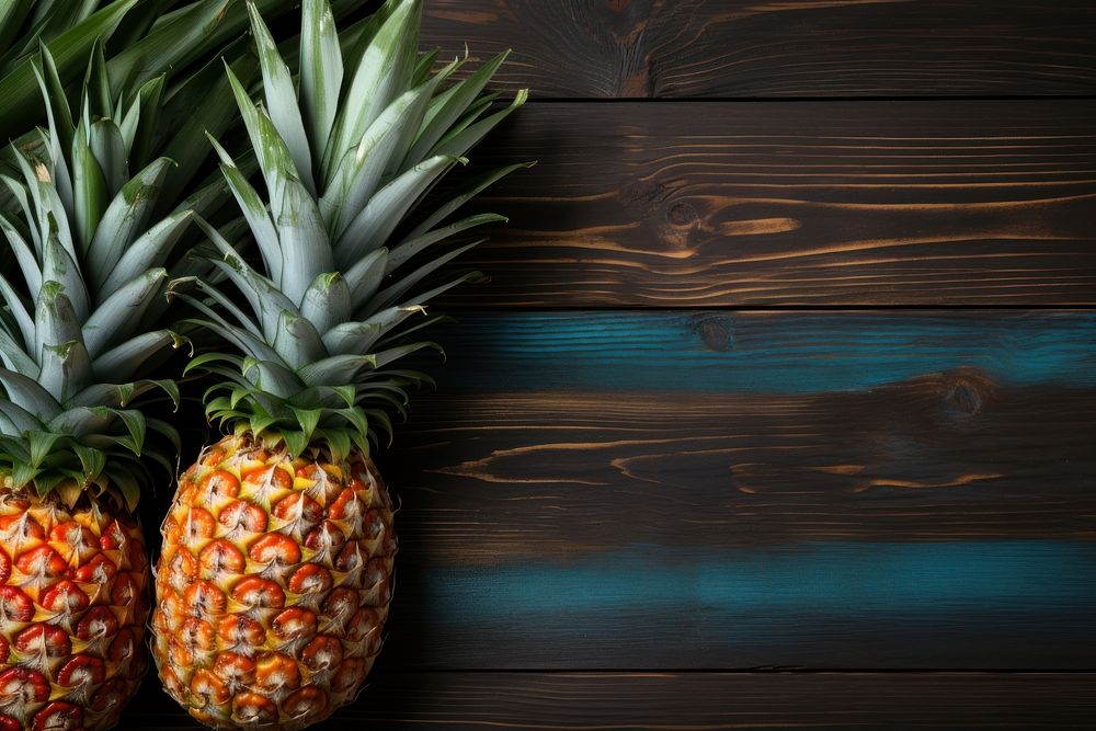 Pineapple backgrounds fruit plant. AI generated Image by rawpixel.