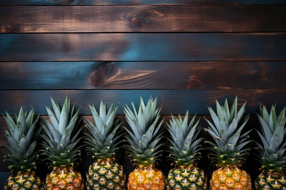Pineapple backgrounds fruit plant. AI generated Image by rawpixel.
