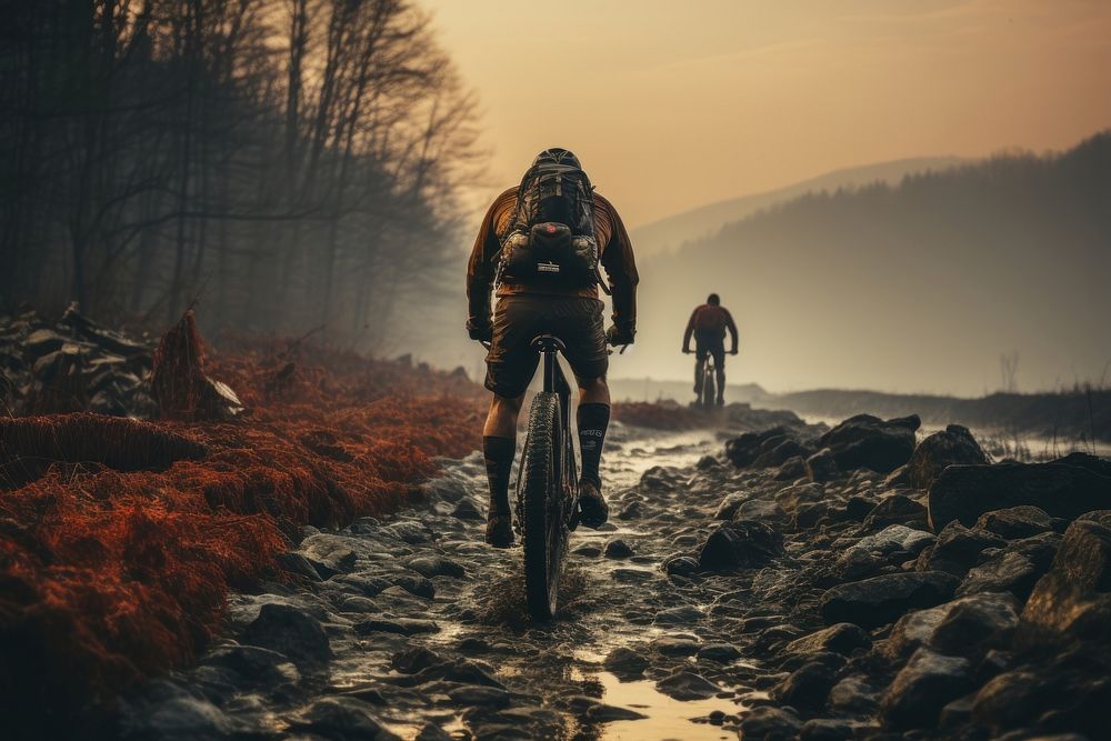 Bicycle sports mountain vehicle. AI generated Image by rawpixel.
