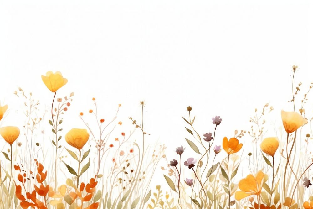 Autumn meadow flower backgrounds outdoors.