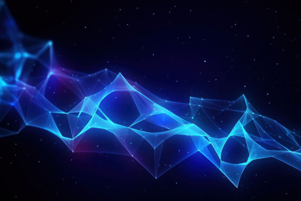 Network wave structure backgrounds abstract pattern. AI generated Image by rawpixel.