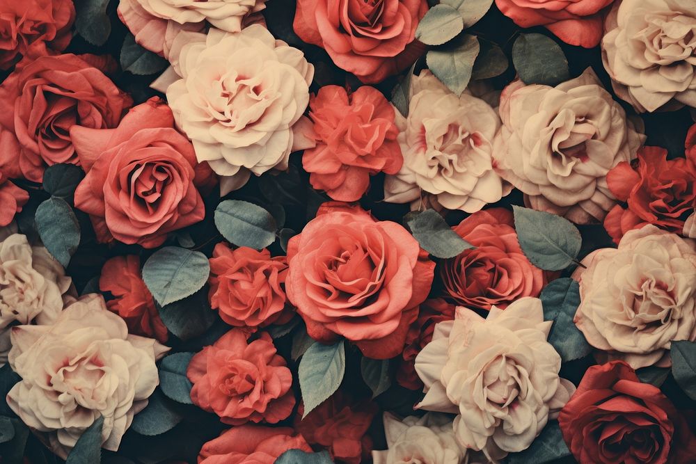 Rose on a peper backgrounds flower petal.