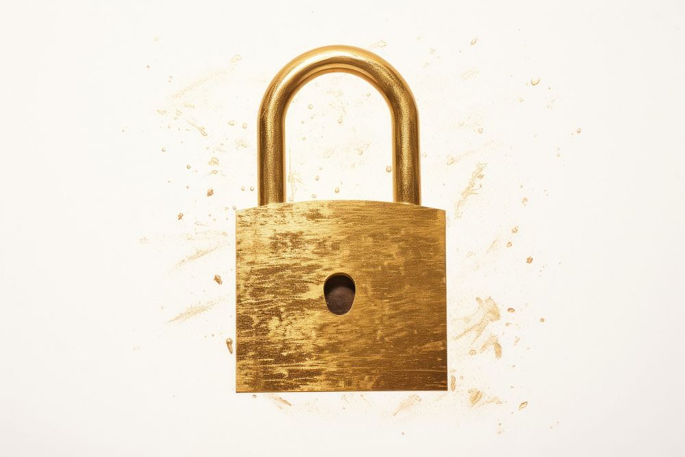 Lock gold protection security. AI generated Image by rawpixel.