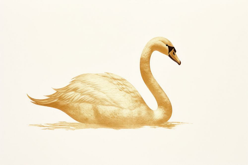 Swan animal bird anseriformes. AI generated Image by rawpixel.