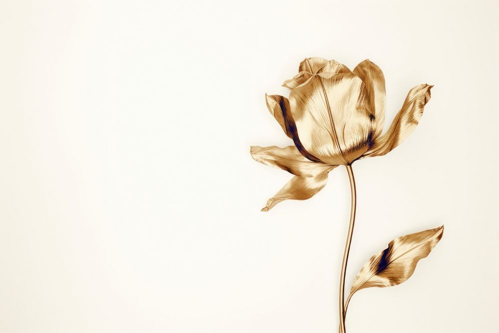 Tulip flower petal plant white. AI generated Image by rawpixel.