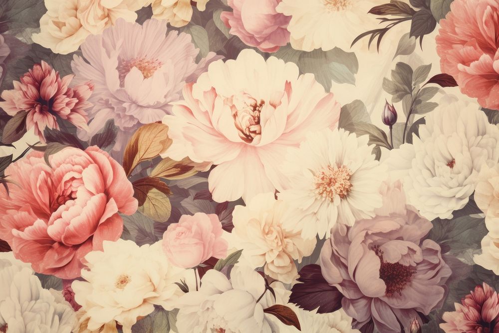 Flower wallpaper painting graphics.