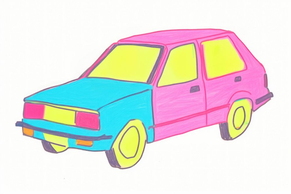 Car vehicle drawing sketch. AI generated Image by rawpixel.