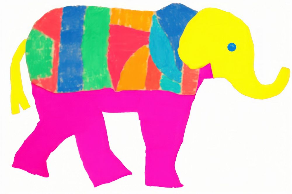 Elephant animal mammal toy. AI generated Image by rawpixel.