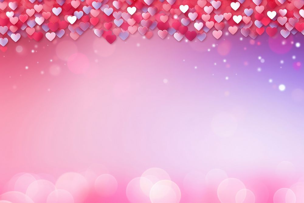 Shiny hearts backgrounds valentine's day illuminated.