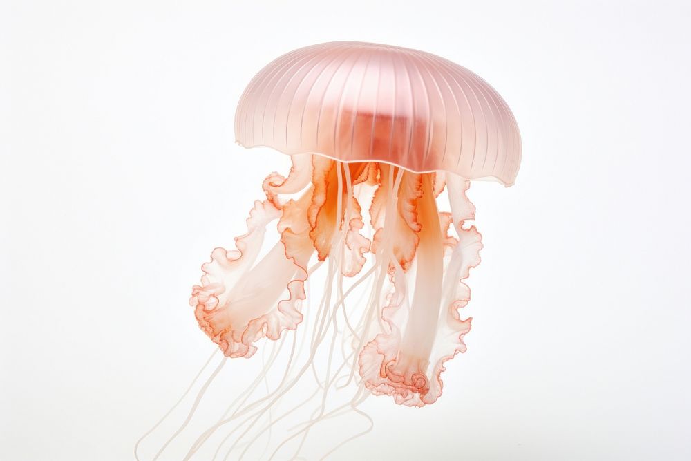 Box jellyfish animal invertebrate translucent.