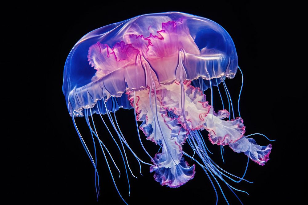 Box jellyfish animal invertebrate zooplankton.