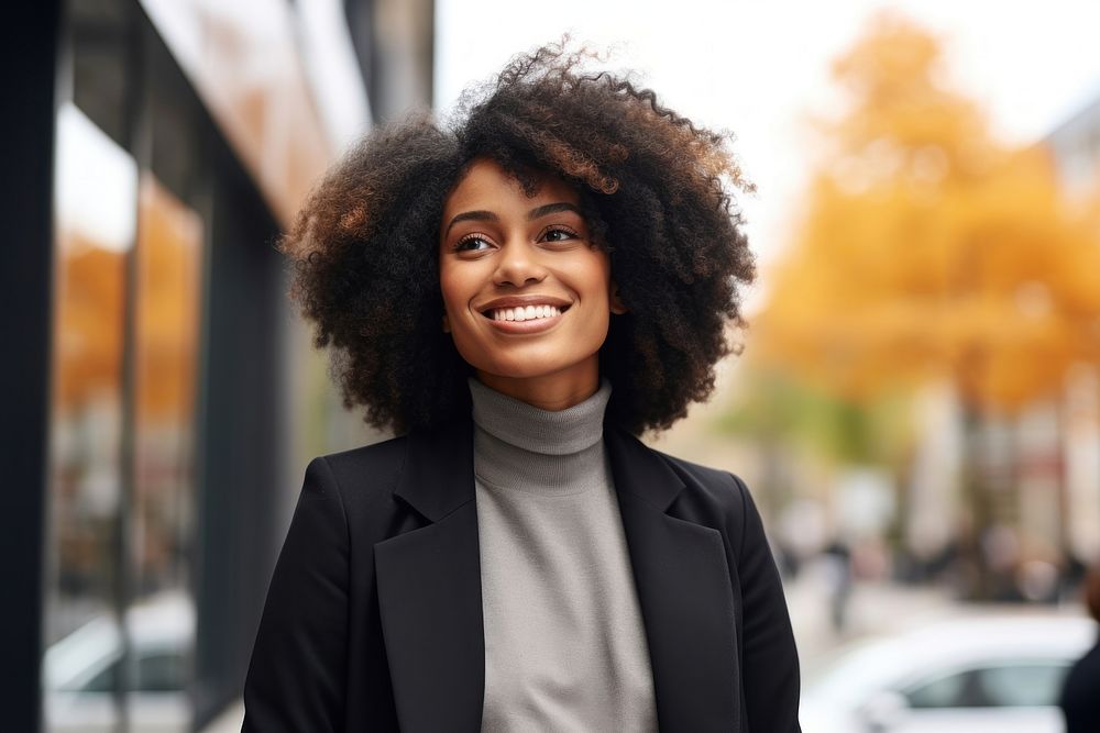Black woman smiling adult smile. AI generated Image by rawpixel.