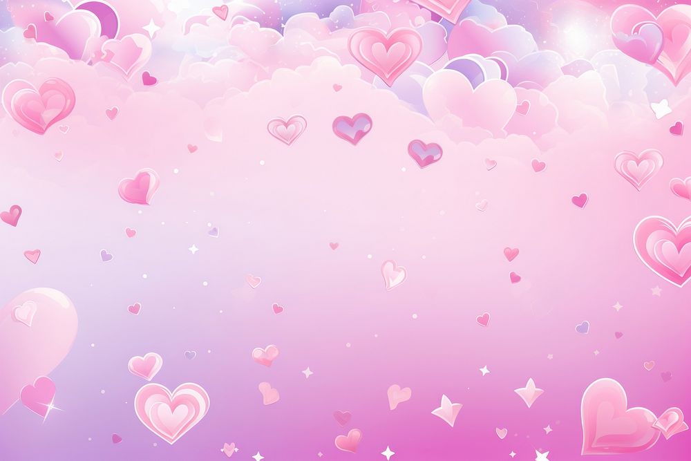 Stars and glitter backgrounds abstract heart.