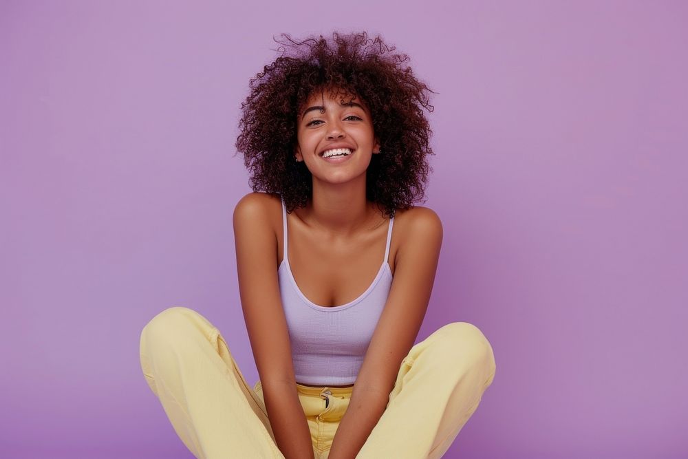 A model latina Caribbean girl smile laughing adult.