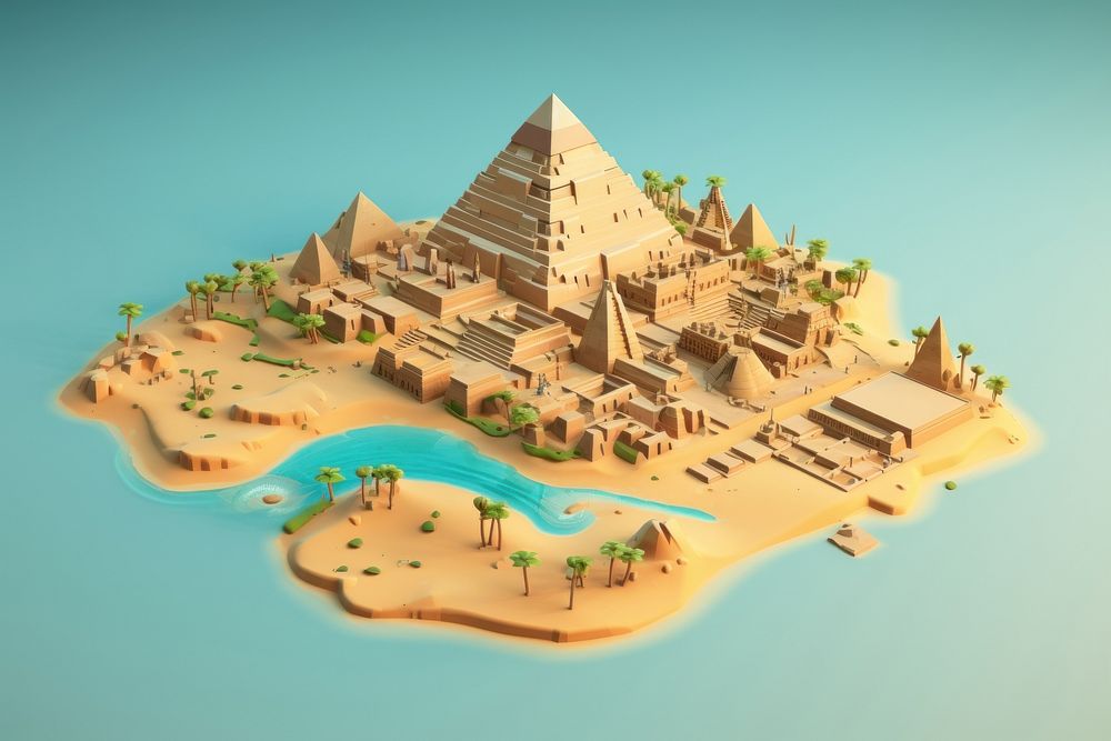 Egypt outdoors sand land.
