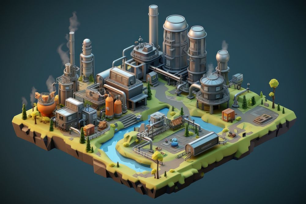 Industry architecture factory map. | Premium Photo Illustration - rawpixel