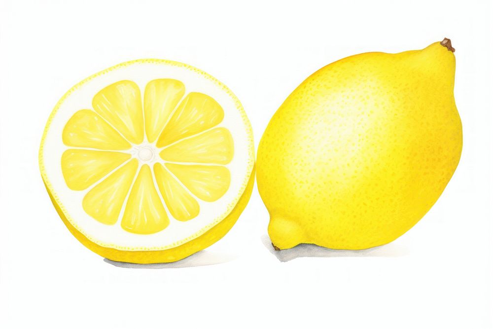 Lemon border fruit plant food.