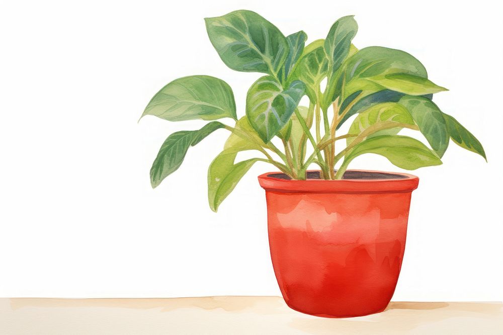 Potted plant leaf houseplant terracotta.