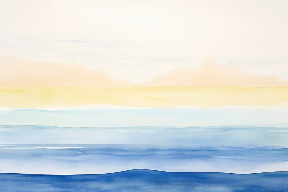 Sea border backgrounds painting outdoors.