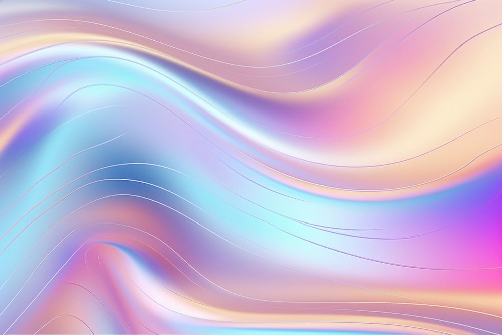 Pastel holographic rainbow backgrounds graphics pattern.