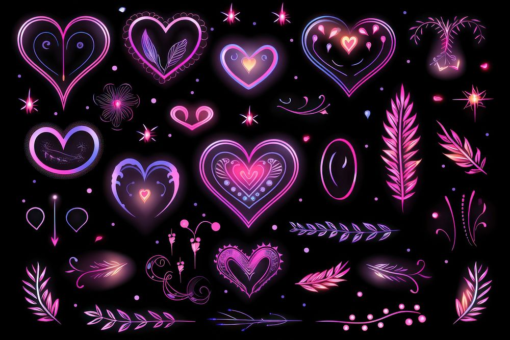 Holographic hand drawn doodle sketch graphics pattern purple.