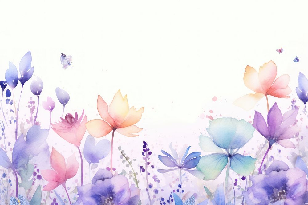 Spring flower pastel backgrounds outdoors pattern.