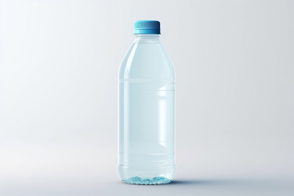 Bottled water white background transparent refreshment.