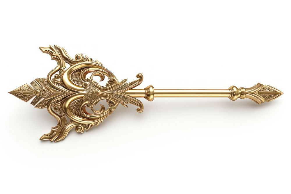 The Baroque Arrow jewelry brooch gold.