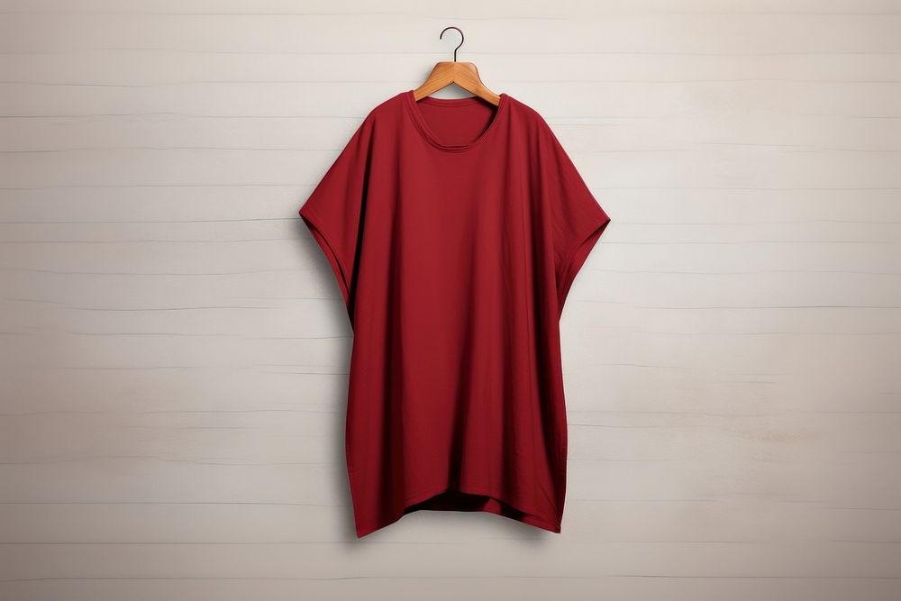 Tunic fashion sleeve maroon. AI generated Image by rawpixel.